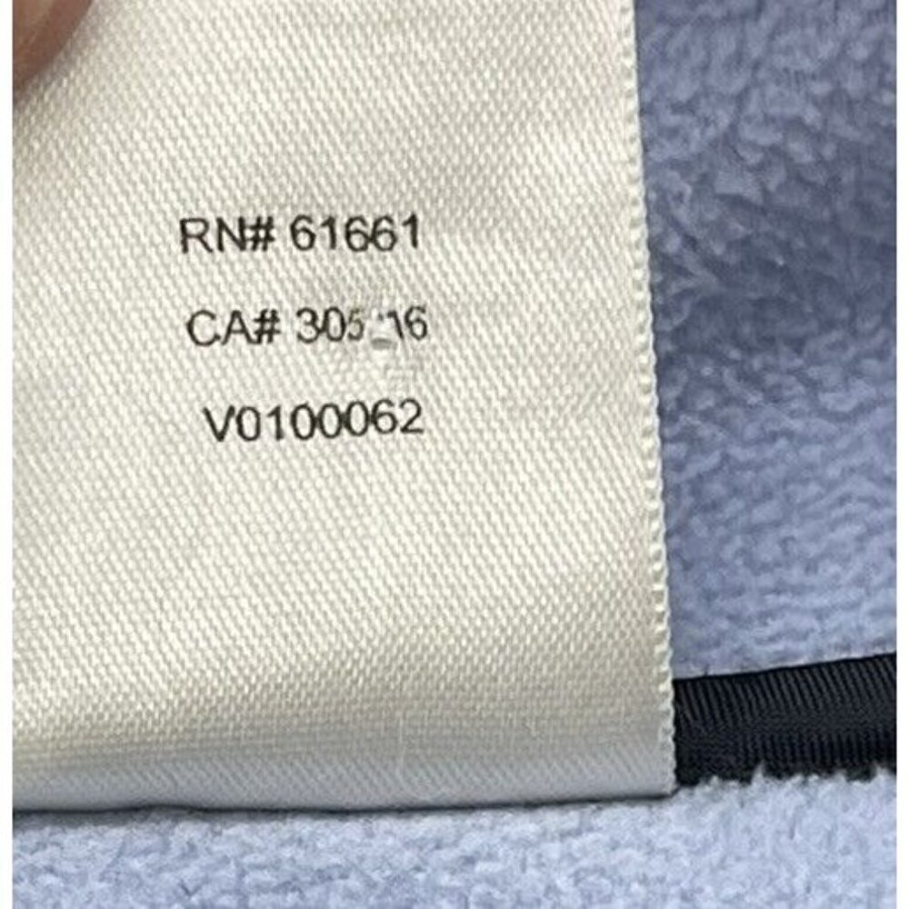 The North Face Women's Jacket Blue Fleece Full-Zip Sz Small Polartec Baby Blue - Picture 4 of 10